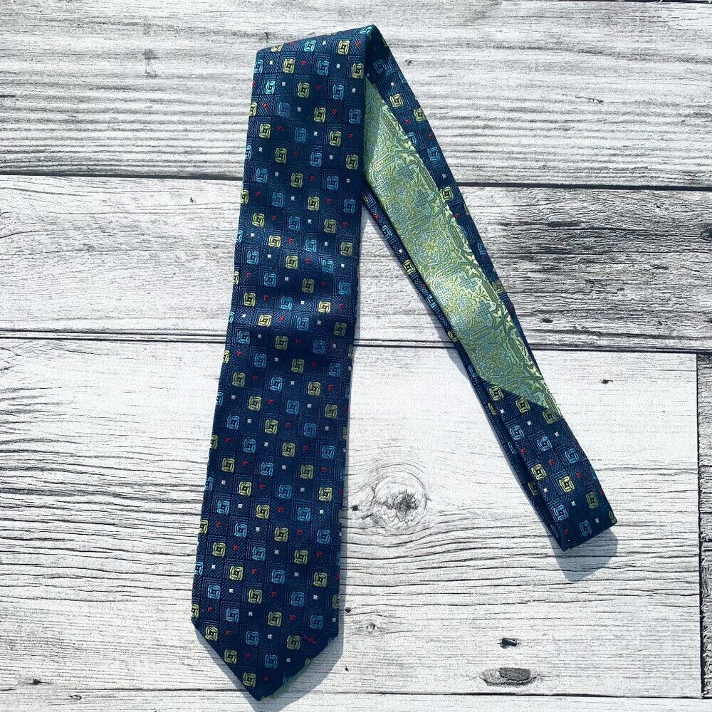 Robert Graham Geometric Print Silk Tie